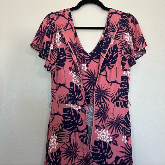NWT ModCloth Pink Thelma Tropicool Maxi
Dress Floral Tropical Women's Size 4 - Picture 10 of 13
